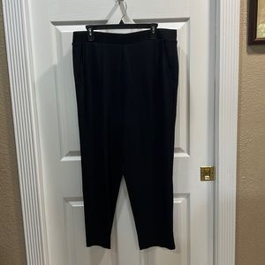 Black knit pants